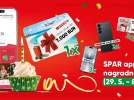 SPAR Hrvatska d.o.o. nagradna igra 2026: Proslavi SPAR App rođendan s nama!