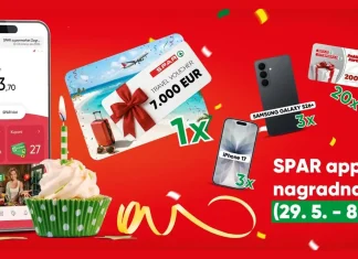 SPAR Hrvatska d.o.o. nagradna igra 2026: Proslavi SPAR App rođendan s nama!