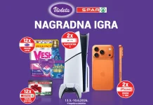 Violeta nagradna igra u Sparu za iPhone, PlayStation i poklone