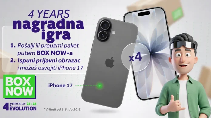 BOX NOW nagradna igra 2026: 4 godine BOX NOW-a BOX NOW nagradna igra 2026: 4 godine BOX NOW-a