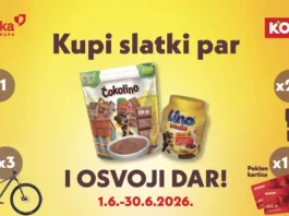 Čokolino i Lino Lada nagradna igra: Kupi slatki par i osvoji dar!