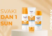 Eucerin nagradna igra 2026: Eucerin svaki dan 1 Sun