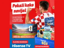 Eurospin nagradna igra 2026: Pokaži kako navijaš! ⚽