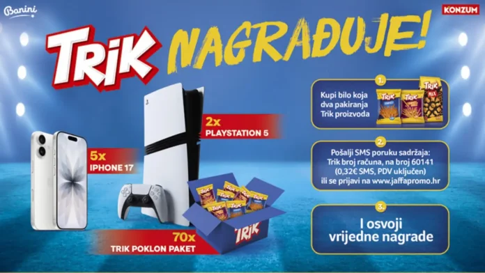 Trik nagradna igra 2026: Trik NAGRAĐUJE