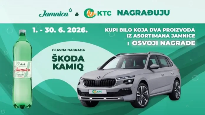 KTC nagradna igra 2026: JAMNICA i KTC NAGRAĐUJU