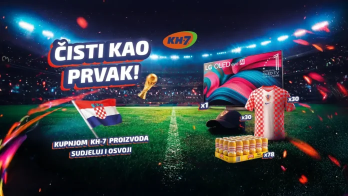 KH-7 nagradna igra 2026: KH-7 'Čisti kao prvak!' KH-7 nagradna igra 2026: KH-7 'Čisti kao prvak!'
