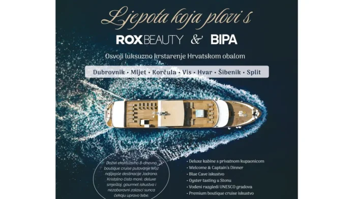 Rox Beauty & Bipa nagradna igra 2026: Ljepota koja plovi s Rox Beauty & Bipa Rox Beauty & Bipa nagradna igra 2026: Ljepota koja plovi s Rox Beauty & Bipa