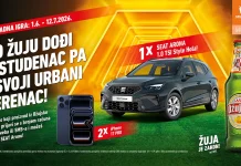 Ožujsko nagradna igra 2026 za automobil SEAT ARONA