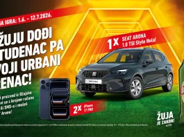 Ožujsko nagradna igra 2026 za automobil SEAT ARONA