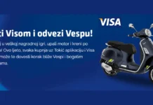 Tokić nagradna igra 2026: Plati Visom i odvezi Vespu!