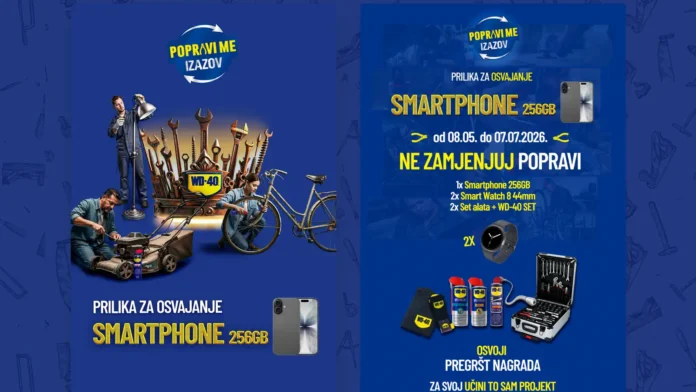 WD-40 nagradna igra 2026: Fix Me Challenge 2026