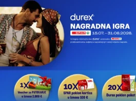 Durex nagradna igra 2026: Durex nagradna igra u Sparu