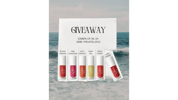 Instagram giveaway za L’ADRIA Lip Oil nijanse