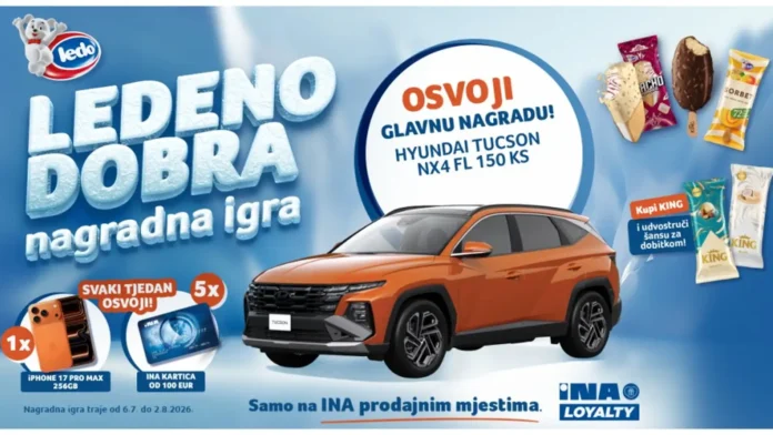 Ledo nagradna igra 2026: Ledeno dobra nagradna igra Ledo nagradna igra 2026: Ledeno dobra nagradna igra