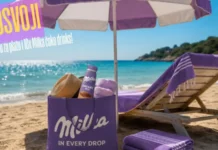 Osvoji Milka torbu za plažu i 10 Milka čokoladnih napitaka