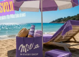 Osvoji Milka torbu za plažu i 10 Milka čokoladnih napitaka
