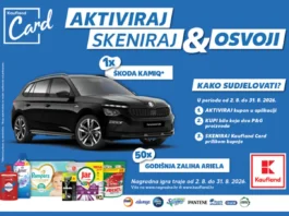 P&G i Kaufland nagradna igra za automobil ŠKODA KAMIQ