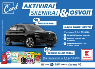 P&G i Kaufland nagradna igra za automobil ŠKODA KAMIQ