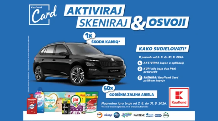 P&G i Kaufland nagradna igra za automobil ŠKODA KAMIQ