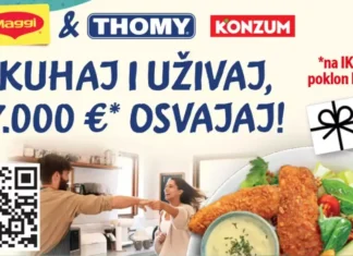 Thomy i Maggi nagradna igra: Kuhaj i uživaj, 7.000 € osvajaj!