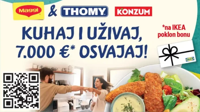 Thomy i Maggi nagradna igra: Kuhaj i uživaj, 7.000 € osvajaj!