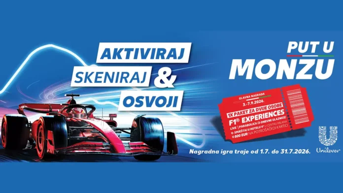 Unilever nagradna igra 2026: FORZA MONZA Unilever nagradna igra 2026: FORZA MONZA