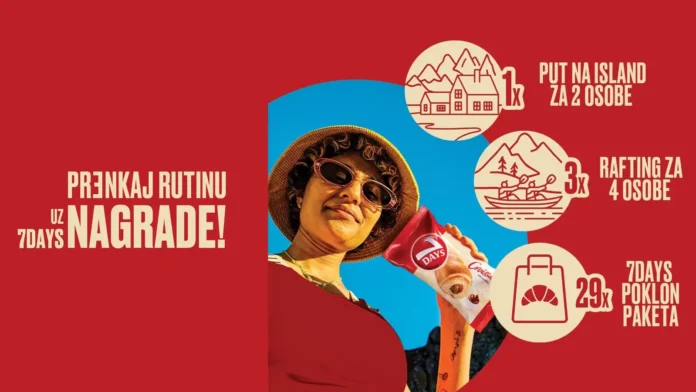 7DAYS nagradna igra 2026: Prenkaj rutinu uz 7DAYS nagrade