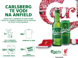 Carlsberg nagradna igra 2026: Carlsberg te vodi na Anfield!