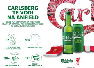 Carlsberg nagradna igra 2026: Carlsberg te vodi na Anfield! Carlsberg nagradna igra 2026: Carlsberg te vodi na Anfield!