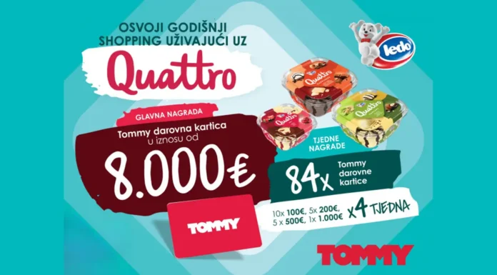 Ledo nagradna igra: Osvoji godišnji shopping uživajući uz Quattro