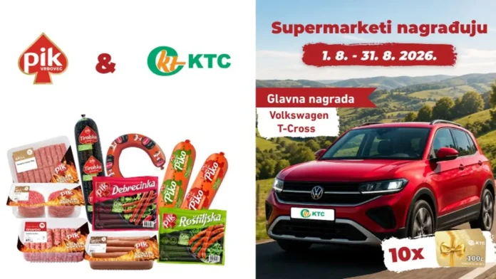 PIK Vrbovec i KTC nagradna igra za automobil VW T-Cross PIK Vrbovec i KTC nagradna igra za automobil VW T-Cross