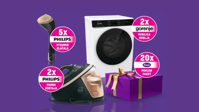 Violeta nagradna igra na BIPA prodajnim mjestima za Gorenje i Philips uređaje Violeta nagradna igra na BIPA prodajnim mjestima za Gorenje i Philips uređaje