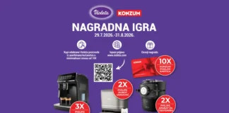 Violeta nagradna igra 2026: KONZUM I VIOLETA NAGRADNA IGRA