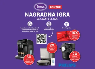 Violeta nagradna igra 2026: KONZUM I VIOLETA NAGRADNA IGRA