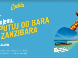 Cockta nagradna igra 2026: Za promjenu, otputuj od bara do Zanzibara!