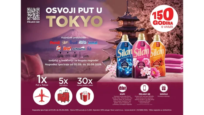 Henkel nagradna igra 2026: Osvoji put u Tokyo