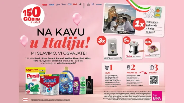 Henkel nagradna igra: Na kavu u Italiju
