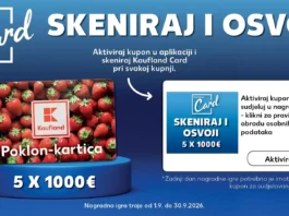Kaufland nagradna igra 2026 rujan: Skeniraj i osvoji uz Kaufland Card
