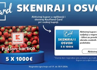 Kaufland nagradna igra 2026 rujan: Skeniraj i osvoji uz Kaufland Card