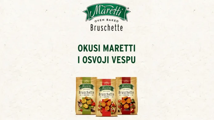 Maretti nagradna igra 2026: Okusi Maretti i osvoji Vespu