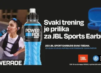 Powerade nagradna igra: Uz Powerade do JBL sports earbuds slušalica!
