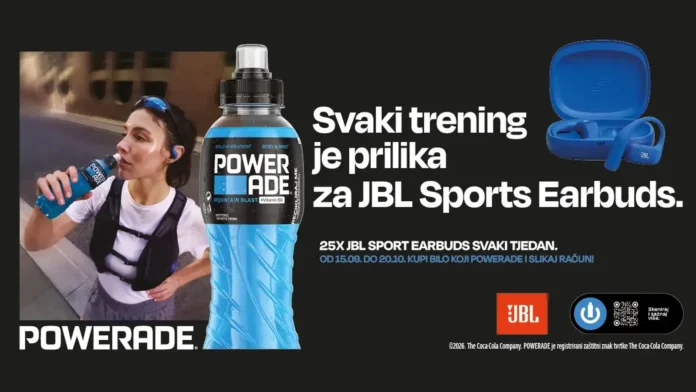 Powerade nagradna igra: Uz Powerade do JBL sports earbuds slušalica! Powerade nagradna igra: Uz Powerade do JBL sports earbuds slušalica!