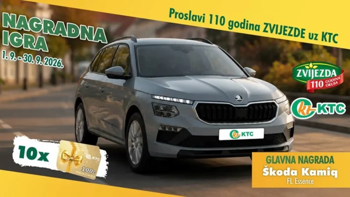 Zvijezda nagradna igra u KTC-u za automobil Škoda Kamiq