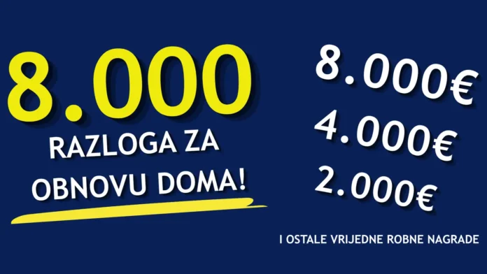BRODOMERKUR nagradna igra: 8.000 razloga za obnovu doma!