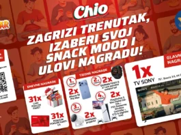 Intersnack nagradna igra uz Chio, Čipi čips, Pom-Bär i Goldfish.