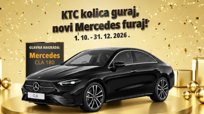 KTC nagradna igra 2026 za Mercedes CLA 180