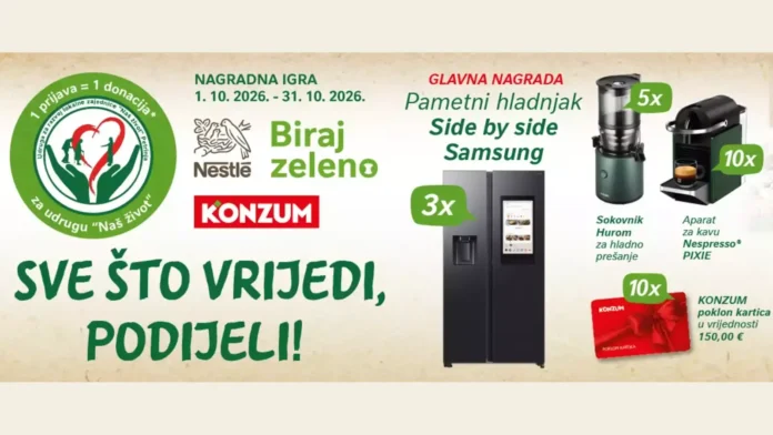 Nestle nagradna igra 2026: Sve što vrijedi, podjeli!