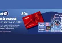 Oral-B nagradna igra: Smiješi vam se Konzum kartica sa 100 € Oral-B nagradna igra: Smiješi vam se Konzum kartica sa 100 €