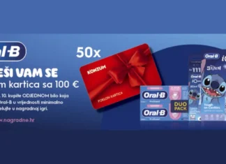 Oral-B nagradna igra: Smiješi vam se Konzum kartica sa 100 €