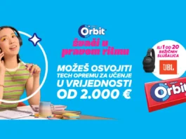 Orbit nagradna igra 2026: Žvači u pravom ritmu i osvoji nagradu!